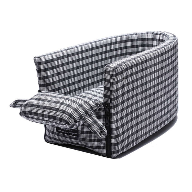 FREDOPETS Portable Pet Car Seat Booster Bed for Small Dogs and Cats