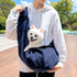 FREDOPETS Autumn Winter Crossbody Pet Carrier Bag for Cats and Dogs