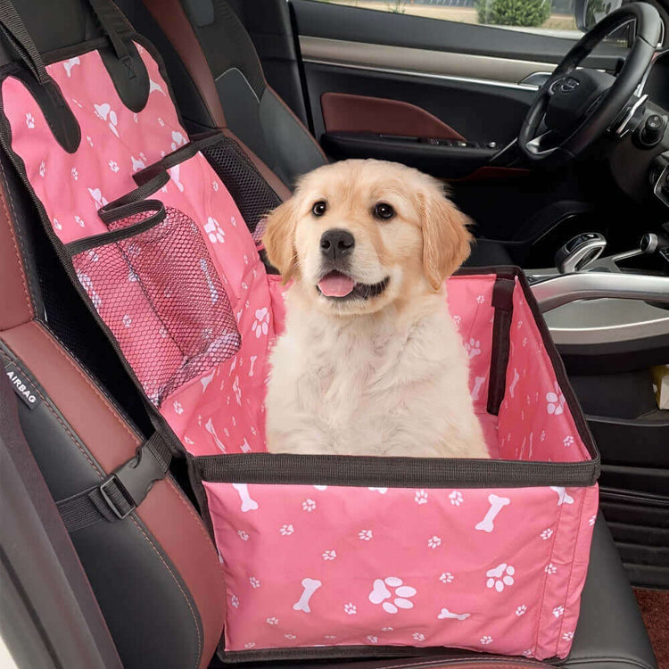 FREDOPETS Pet Car Safety Seat In-Car Travel Bag for Dogs and Cats