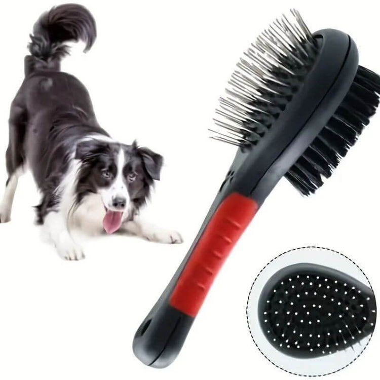 FREDOPETS 2-in-1 Double-Sided Pet Grooming Brush