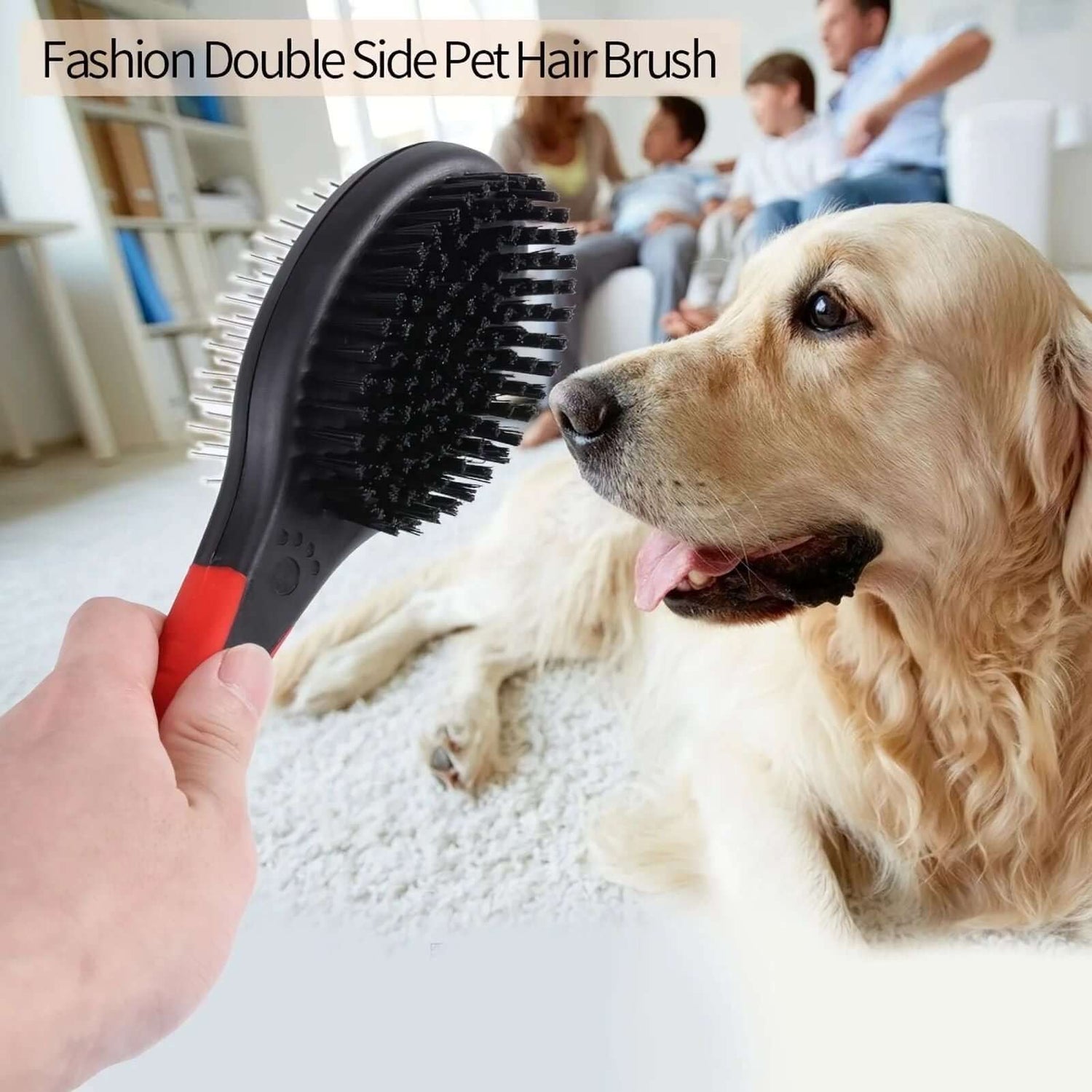 FREDOPETS 2-in-1 Double-Sided Pet Grooming Brush