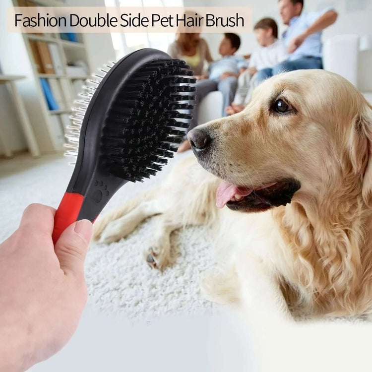 FREDOPETS 2-in-1 Double-Sided Pet Grooming Brush