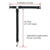 FREDOPETS 2-in-1 Pet Car Seat Belt Leash