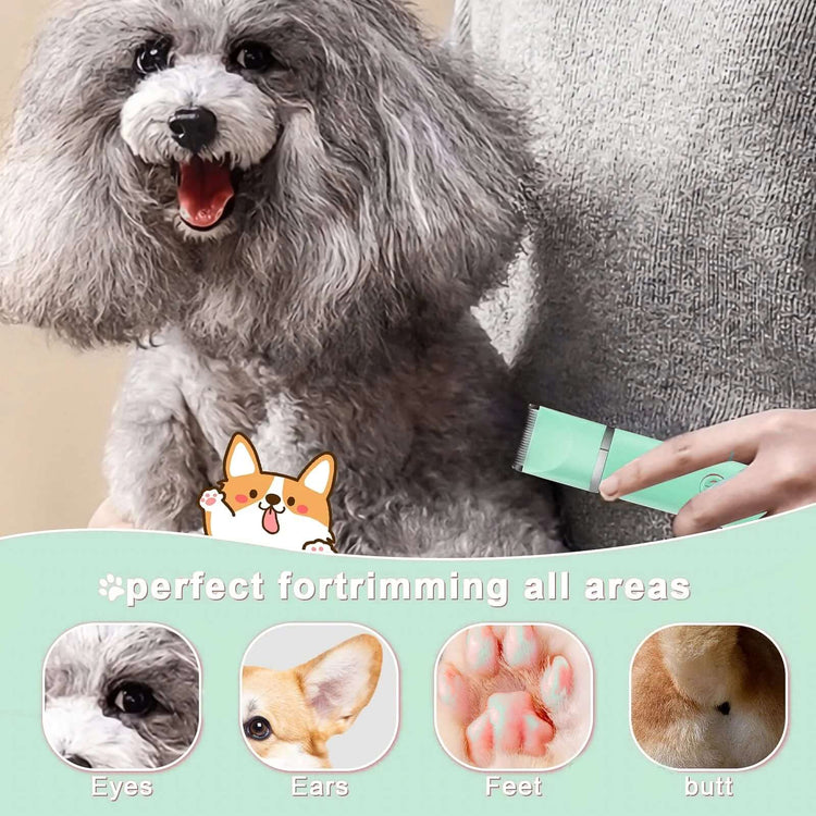 FREDOPETS 4-in-1 Pet Grooming Clippers Kit