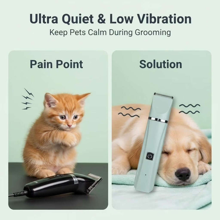 FREDOPETS 4-in-1 Pet Grooming Clippers Kit