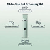 FREDOPETS 4-in-1 Pet Grooming Clippers Kit