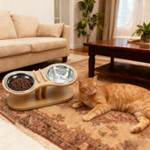 FREDOPETS Adjustable Tilted Pet Feeding Bowl Stand