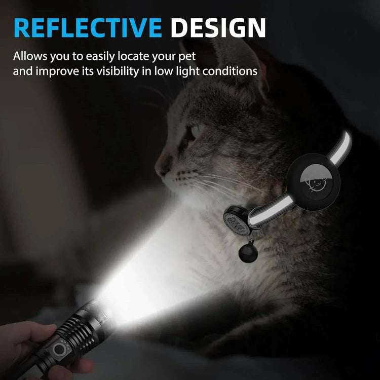 FREDOPETS AirTag Holder Cat Collar No GPS