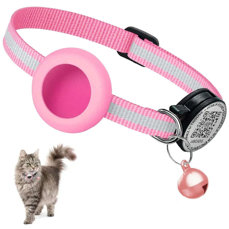 FREDOPETS AirTag Holder Cat Collar No GPS