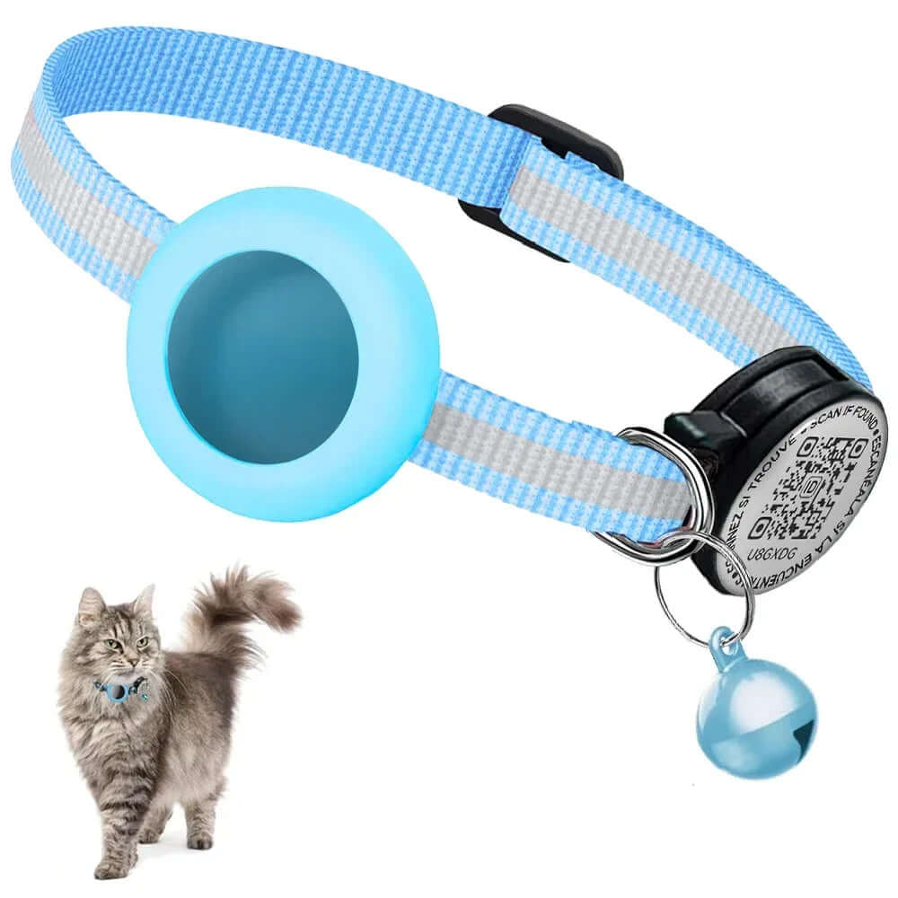 FREDOPETS AirTag Holder Cat Collar No GPS
