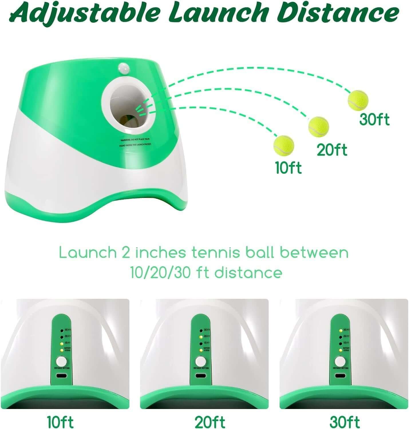 FREDOPETS Automatic Dog Ball Launcher