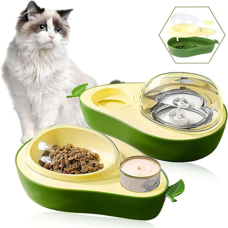 FREDOPETS Avocado Automatic Pet Feeder Bowl