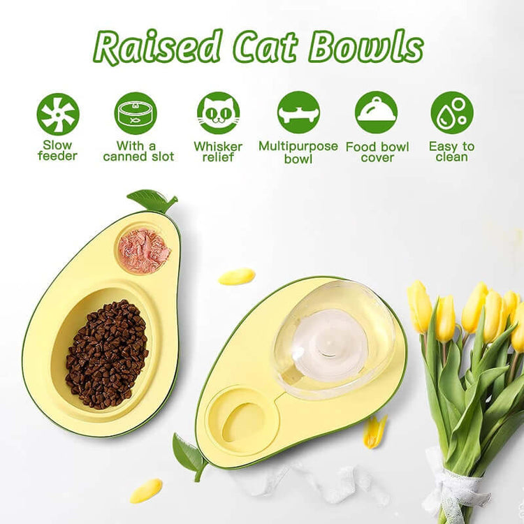 FREDOPETS Avocado Automatic Pet Feeder Bowl