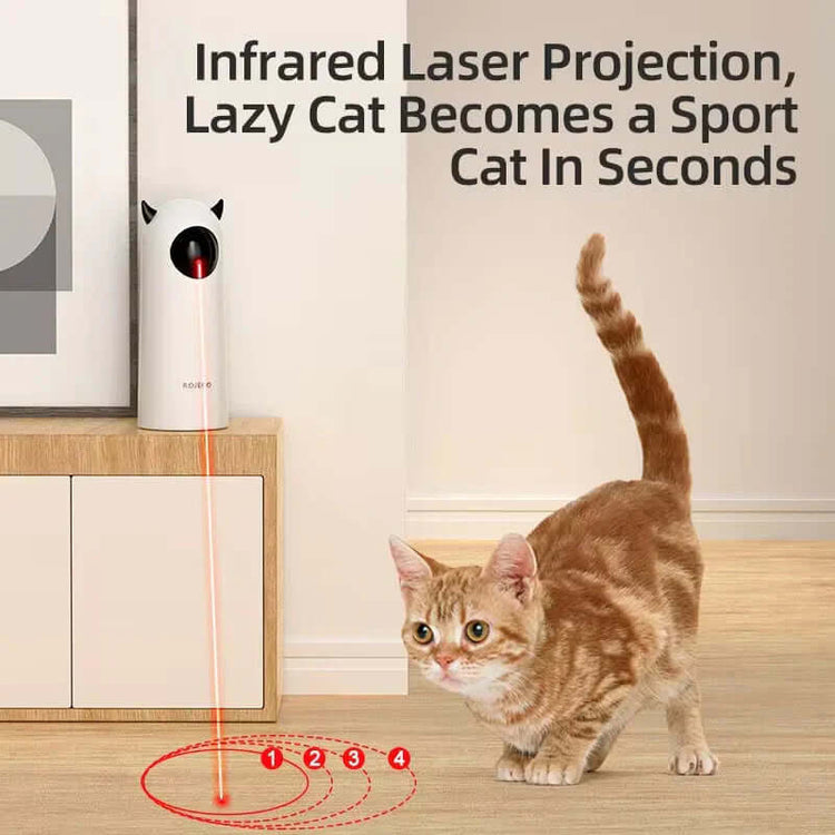 FREDOPETS Automatic Smart LED Laser Cat Toy