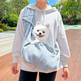 FREDOPETS Autumn Winter Crossbody Pet Carrier Bag for Cats and Dogs