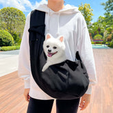 FREDOPETS Autumn Winter Crossbody Pet Carrier Bag for Cats and Dogs