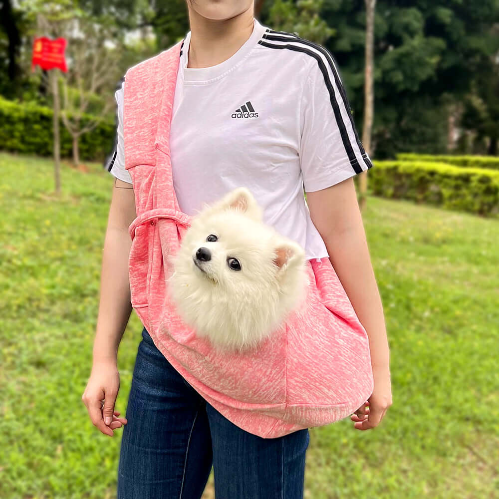 FREDOPETS Autumn Winter Crossbody Pet Carrier Bag for Cats and Dogs