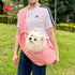 FREDOPETS Autumn Winter Crossbody Pet Carrier Bag for Cats and Dogs