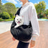 FREDOPETS Autumn Winter Crossbody Pet Carrier Bag for Cats and Dogs