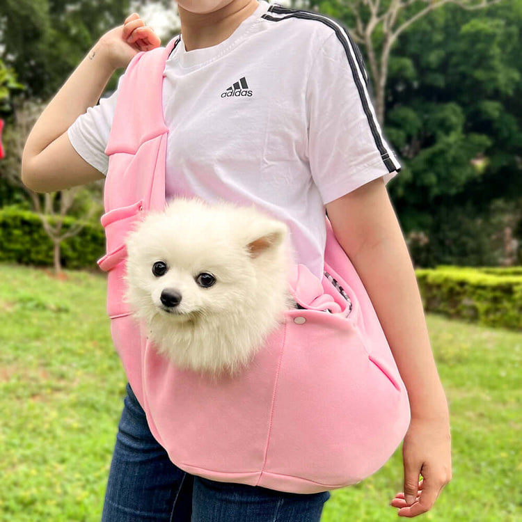FREDOPETS Autumn Winter Crossbody Pet Carrier Bag for Cats and Dogs