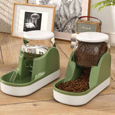 FREDOPETS Automatic Pet Feeder Water Fountain