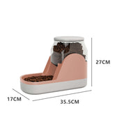 FREDOPETS Automatic Pet Feeder Water Fountain