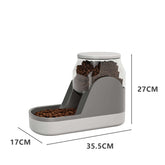 FREDOPETS Automatic Pet Feeder Water Fountain