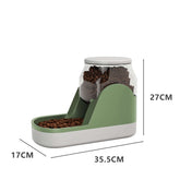 FREDOPETS Automatic Pet Feeder Water Fountain