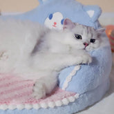 FREDOPETS Cozy Washable Cat Bed Furniture