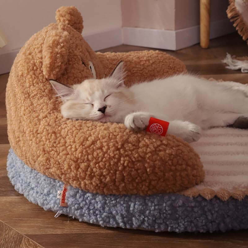 FREDOPETS Cozy Washable Cat Bed Furniture