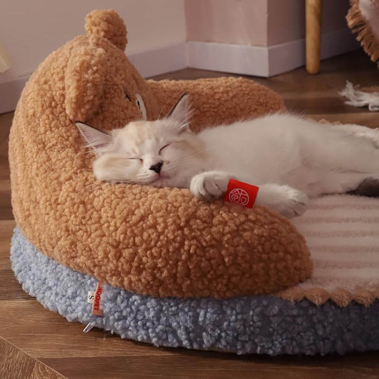 FREDOPETS Cozy Washable Cat Bed Furniture