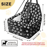 FREDOPETS Dog Car Seat Travel Booster