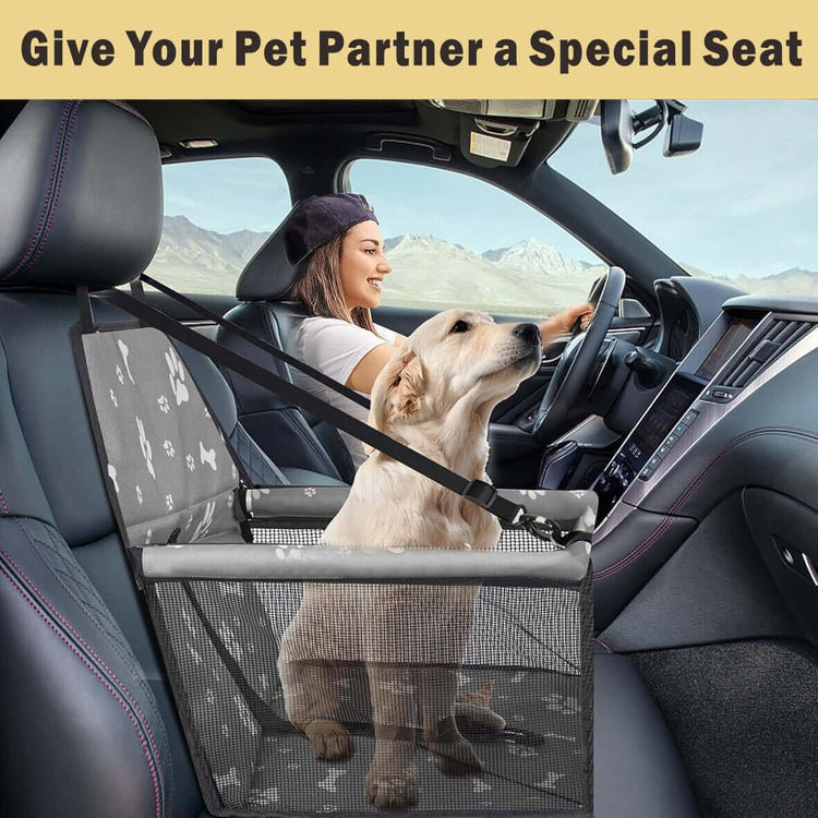 FREDOPETS Dog Car Seat Travel Booster
