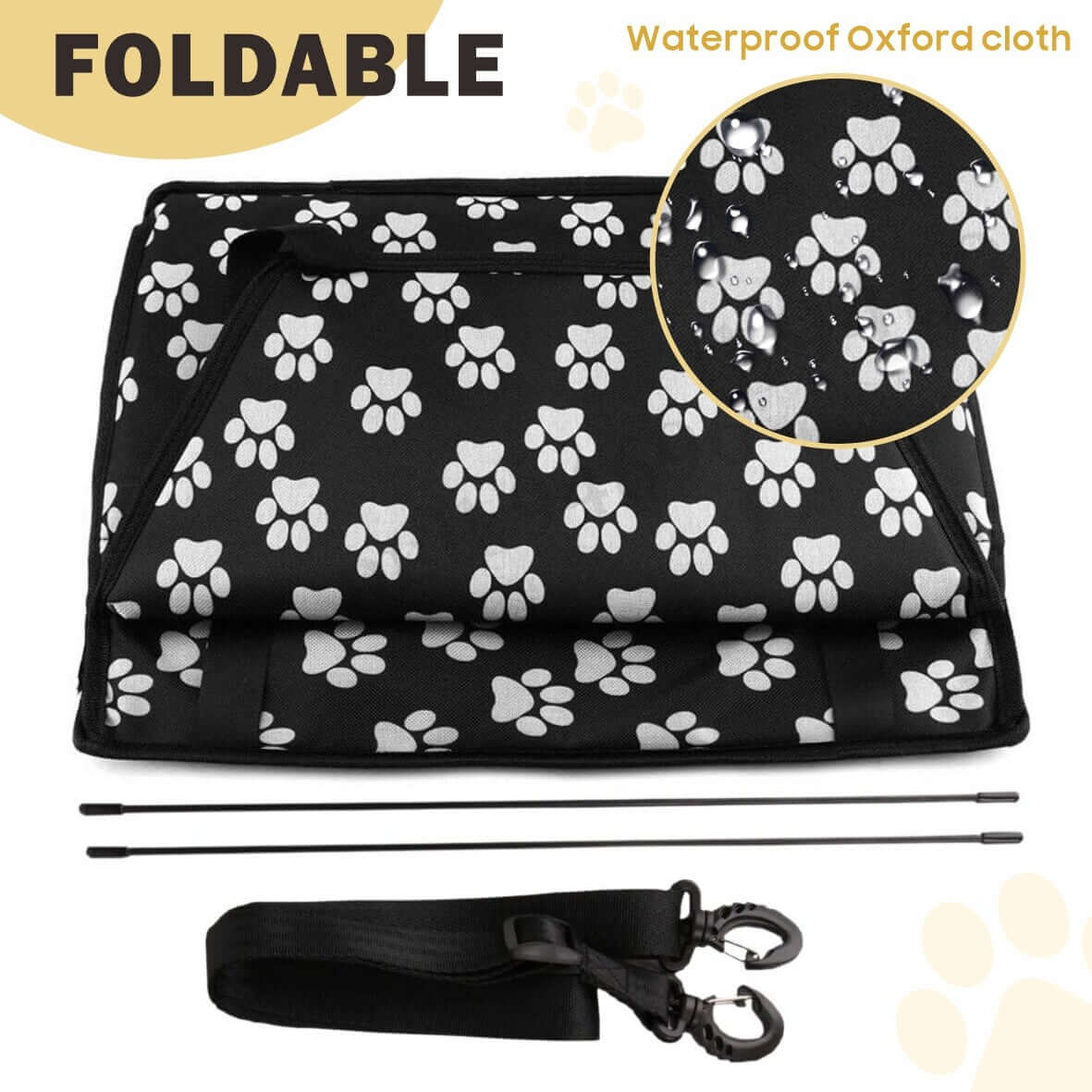 FREDOPETS Dog Car Seat Travel Booster