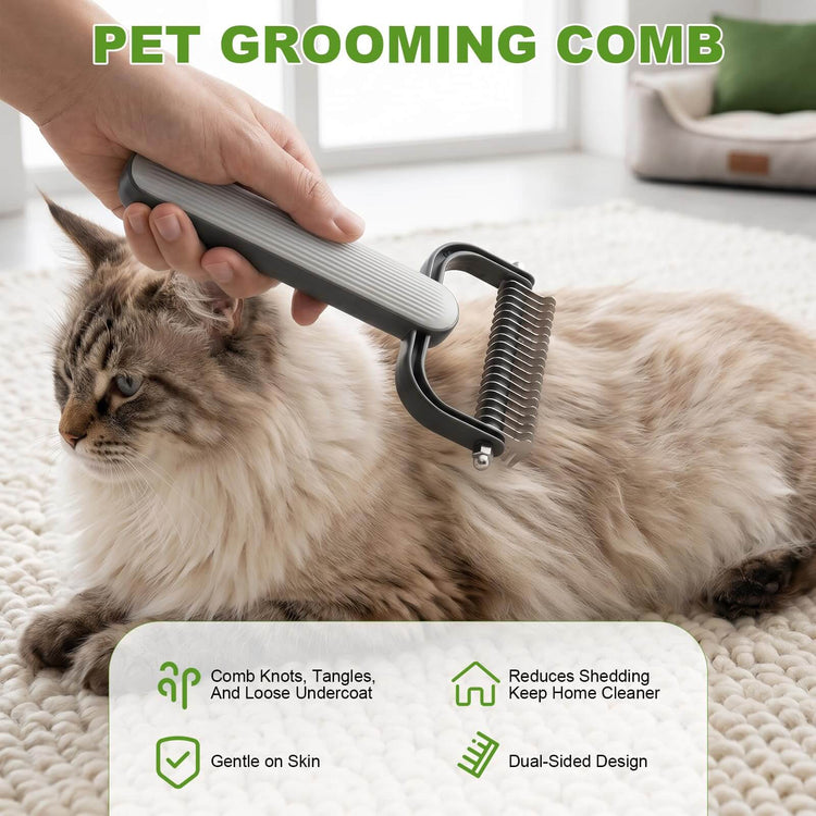 FREDOPETS Double-Sided Dematting Comb 2026