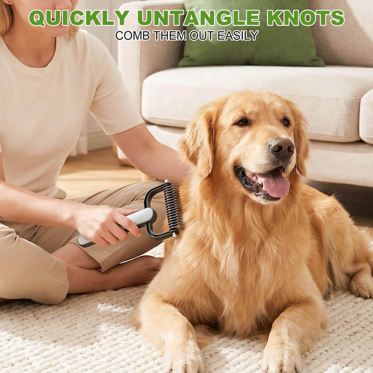 FREDOPETS Double-Sided Dematting Comb 2026