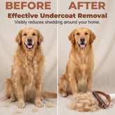 FREDOPETS Double Sided Dematting Grooming Comb