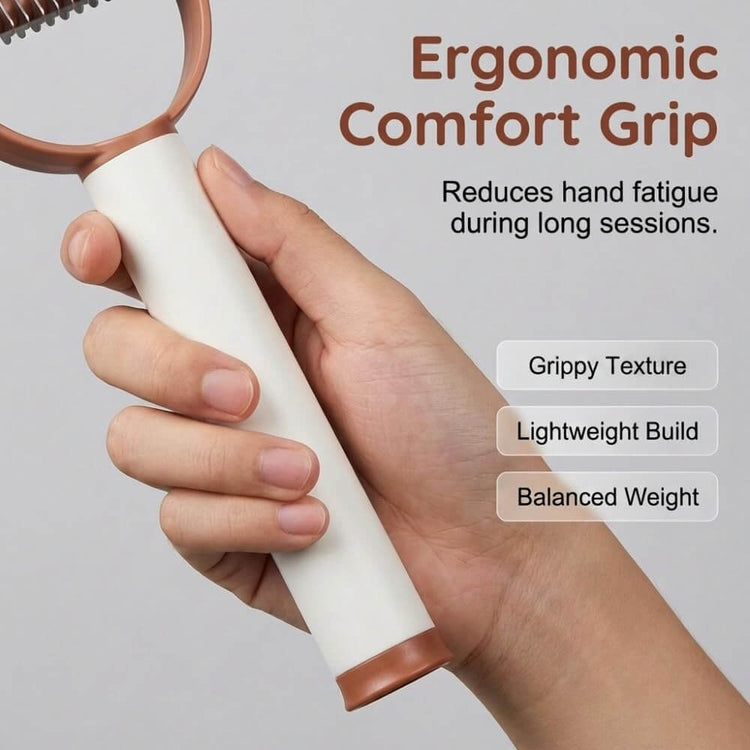 FREDOPETS Double Sided Dematting Grooming Comb