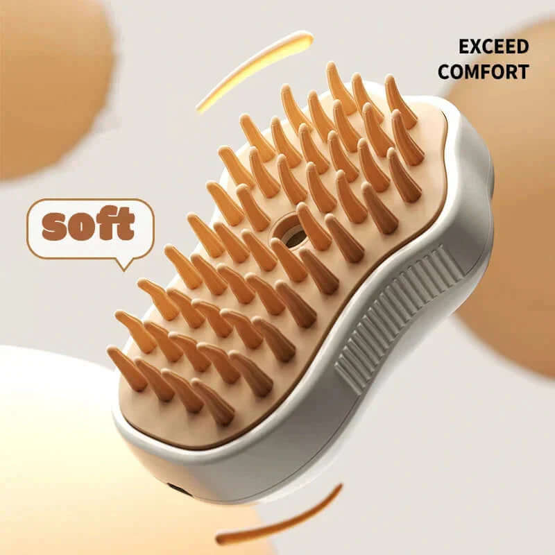 FREDOPETS Electric Cat Steam Grooming Brush