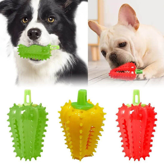FREDOPETS Latex Hippo Squeaky Dog Toy