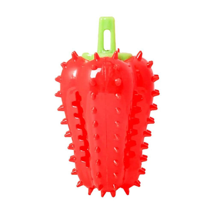 FREDOPETS Latex Hippo Squeaky Dog Toy