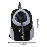 FREDOPETS Breathable Mesh Pet Travel Backpack for Dogs and Cats