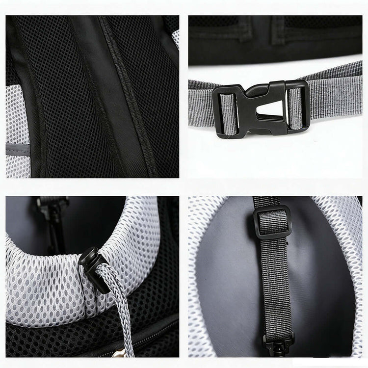 FREDOPETS Breathable Mesh Pet Travel Backpack for Dogs and Cats