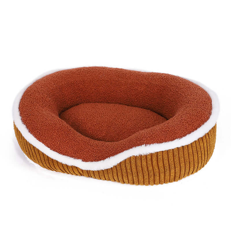 FREDOPETS Autumn Winter Plush Pet Bed