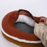 FREDOPETS Autumn Winter Plush Pet Bed
