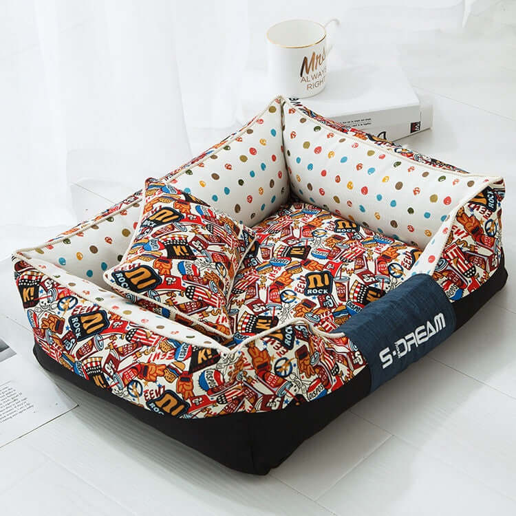FREDOPETS Cozy Pet House Bed Mat