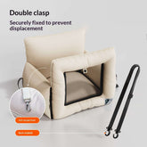 FREDOPETS Detachable Washable Pet Car Travel Carrier Seat Kennel