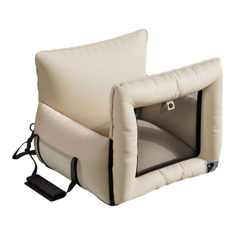 FREDOPETS Detachable Washable Pet Car Travel Carrier Seat Kennel