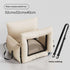 FREDOPETS Detachable Washable Pet Car Travel Carrier Seat Kennel