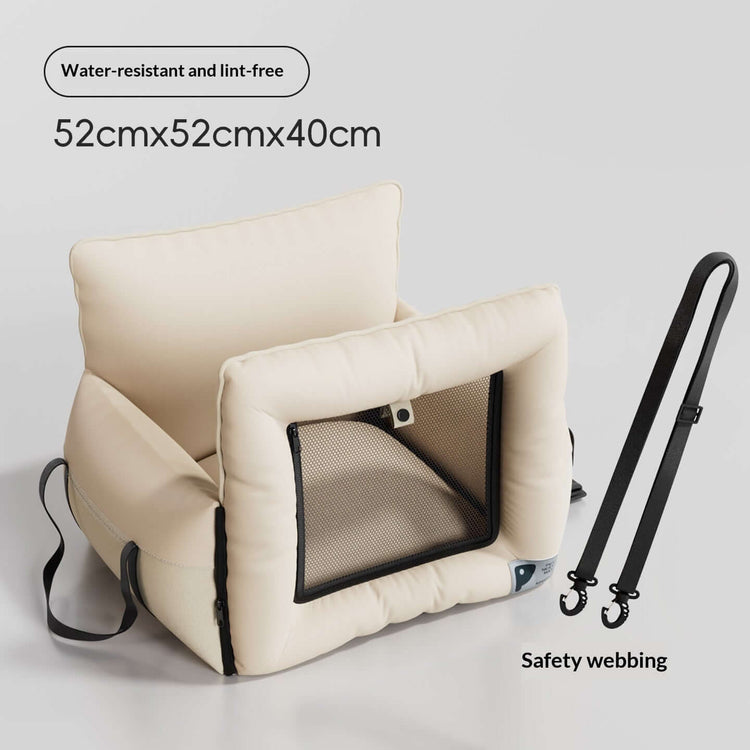 FREDOPETS Detachable Washable Pet Car Travel Carrier Seat Kennel